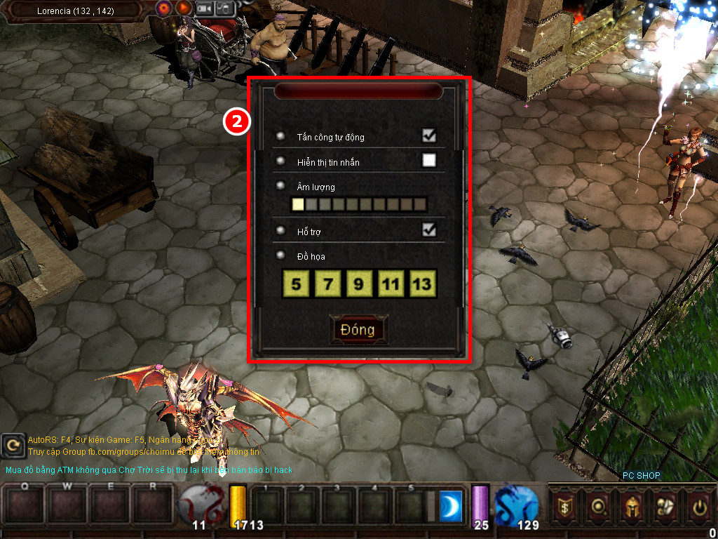 Chức năng chính của Game MU Pháp Sư Chức năng chính của Game MU Pháp Sư